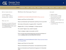 Tablet Screenshot of georgia-tours.nl